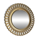 Vintage golden brass sun/flower mirror