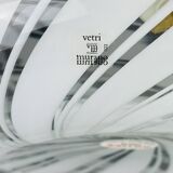 Vintage Italian mushroom table lamp by G.G. Luce for Vetri Murano, 1980s.