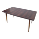 Scandinavian extendable table in Rio rosewood, 1960s