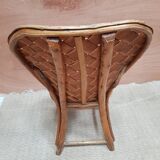 Braided chair in chestnut tree 50s