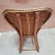 Braided chair in chestnut tree 50s