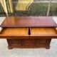 Louis Philippe country wooden sideboard with 2 drawers and 3 doors 126cm