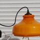 Suspension en opaline orange 70s