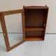 Vintage hanging display cabinet