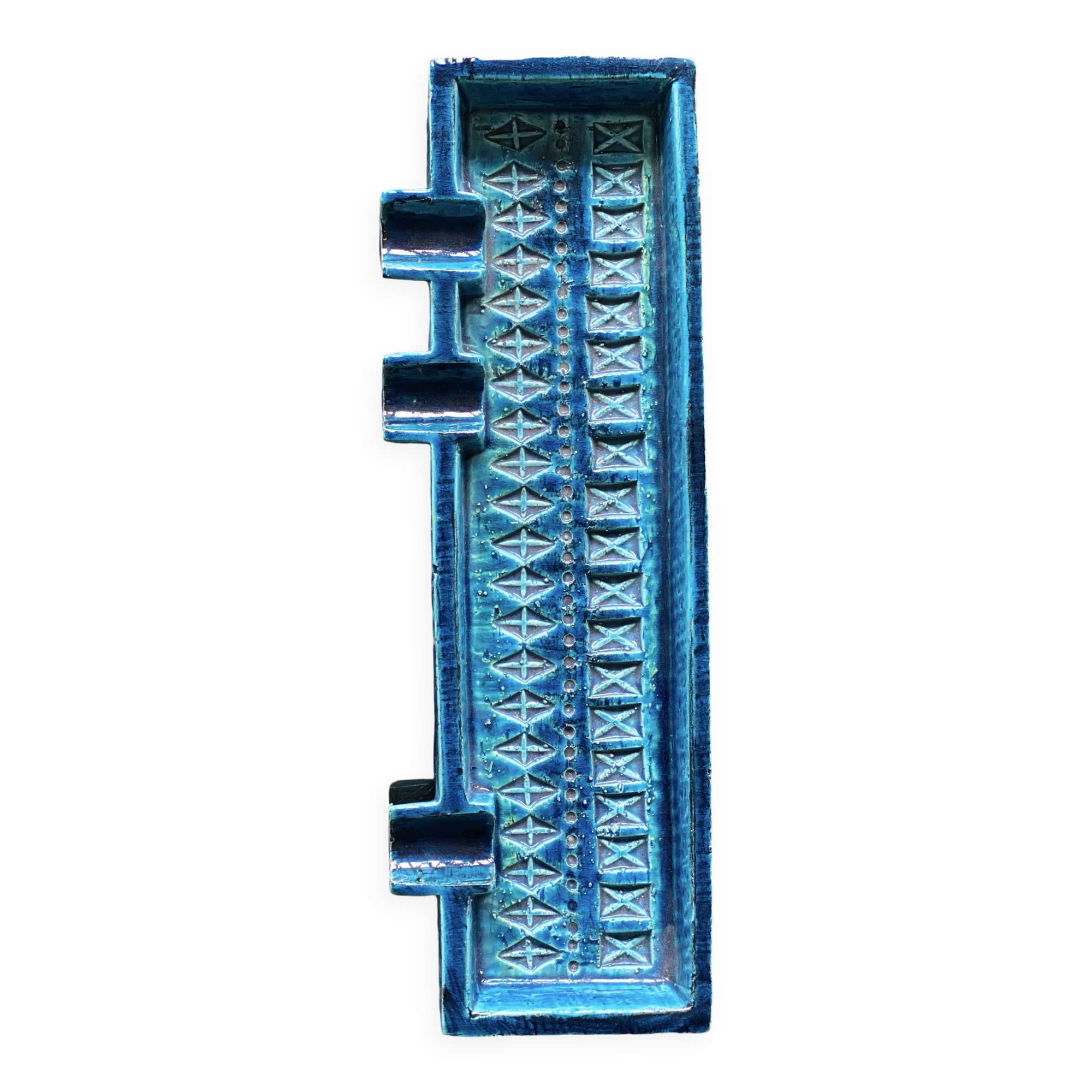 Aldo Londi For Bitossi - Rimini Blu Cigar Holder - Circa 1970