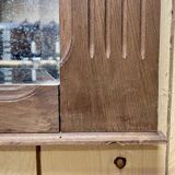 Early 20th century beech mirror - 143x92cm