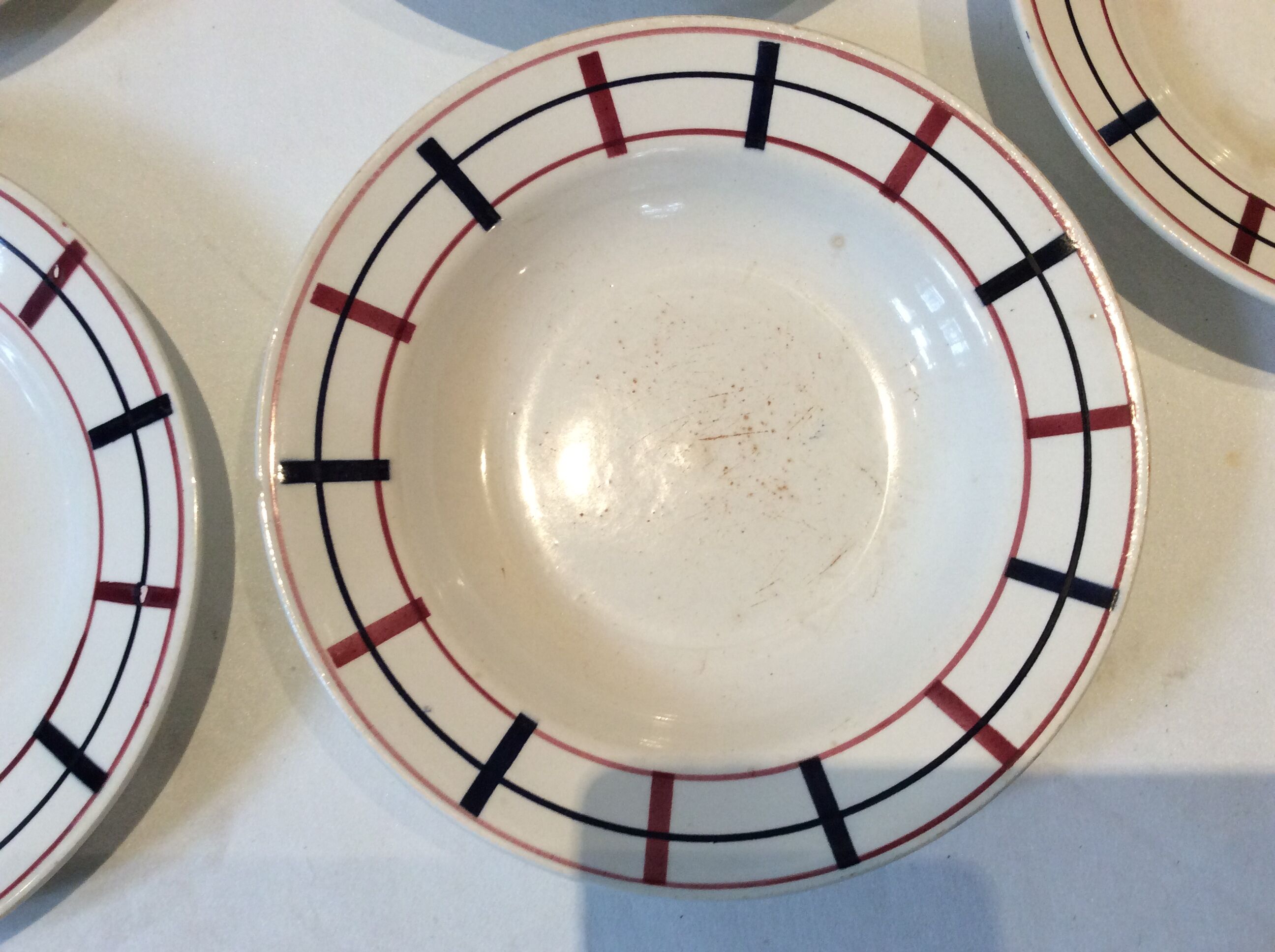 Vintage Basque style plates