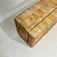 De Sede style storage bench, leather patchwork, 1970s design