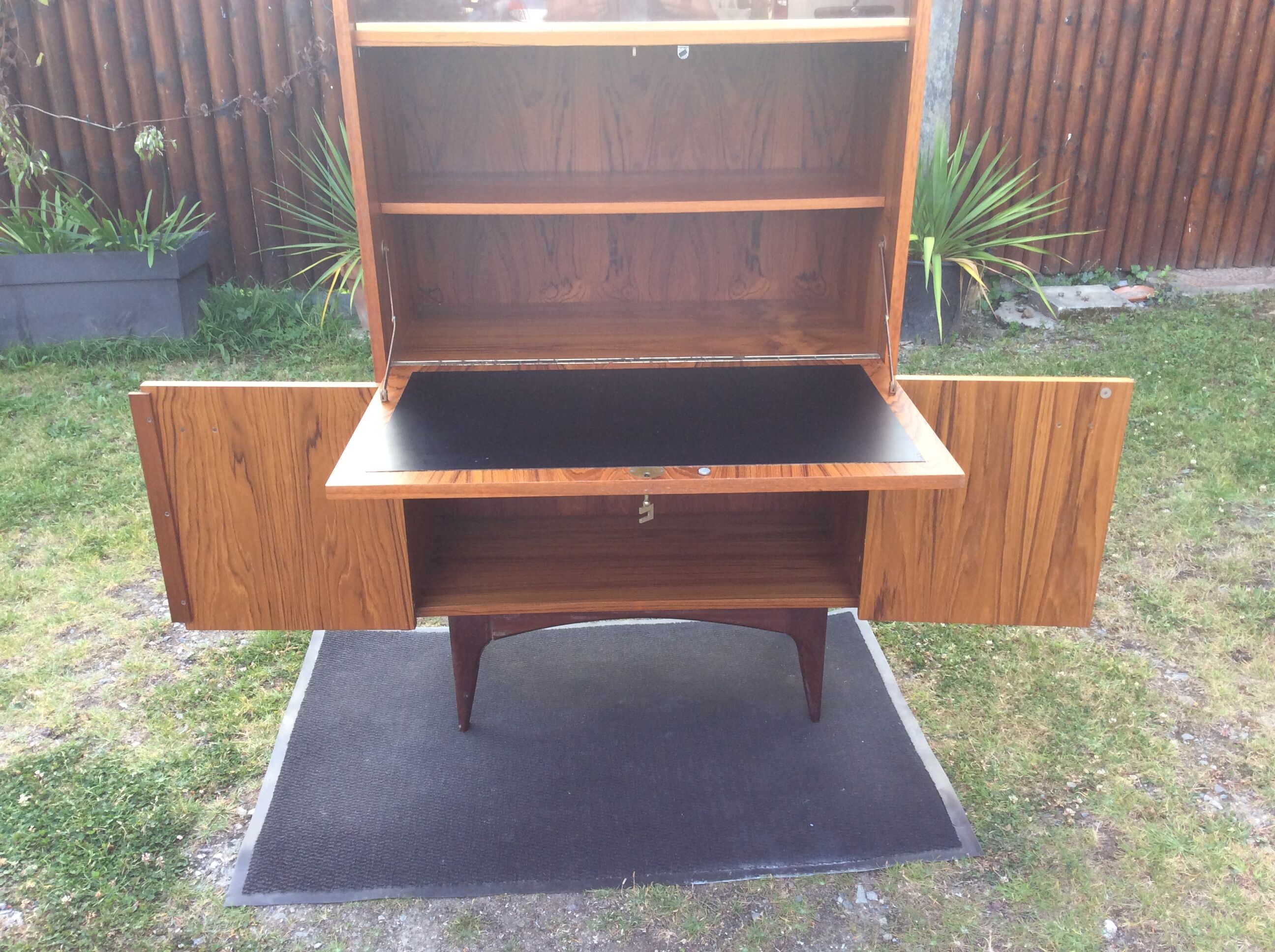 Scandinavian vintage teak secretary