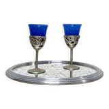 Chrome mirror tray