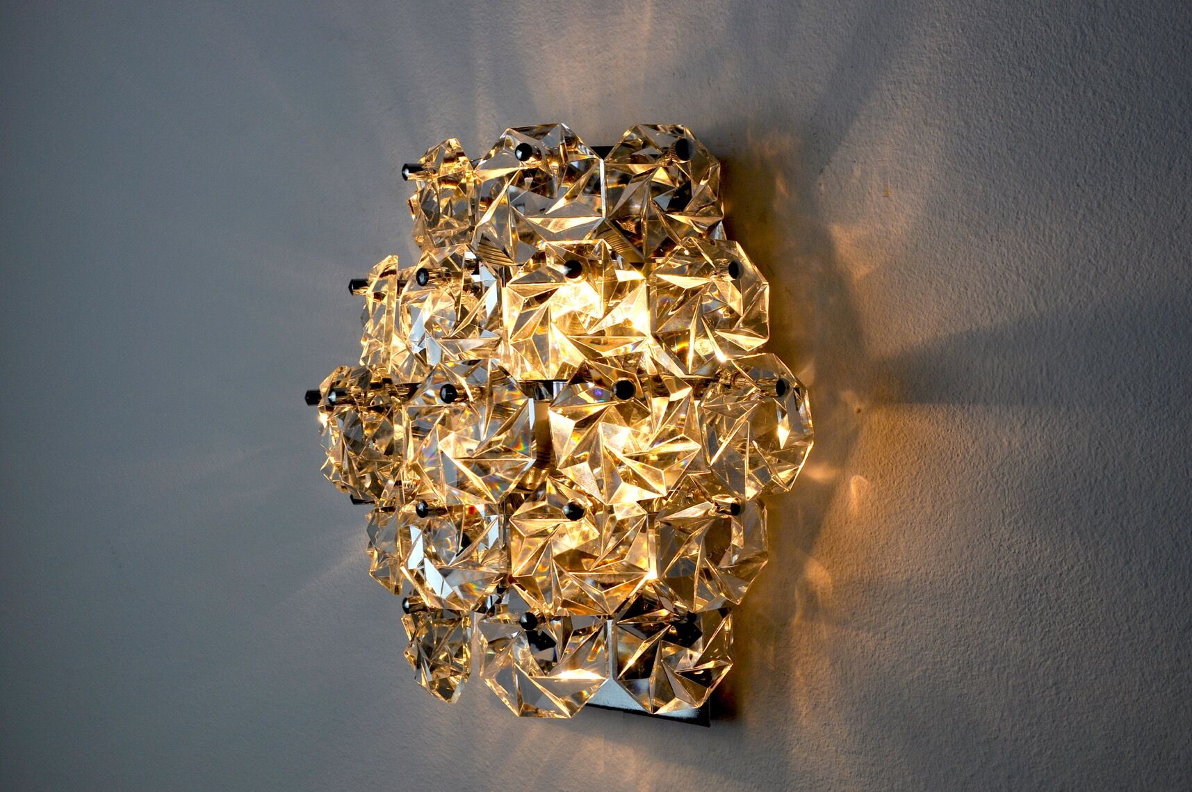 Wall lamp Kinkeldey 5 levels Germany 1970