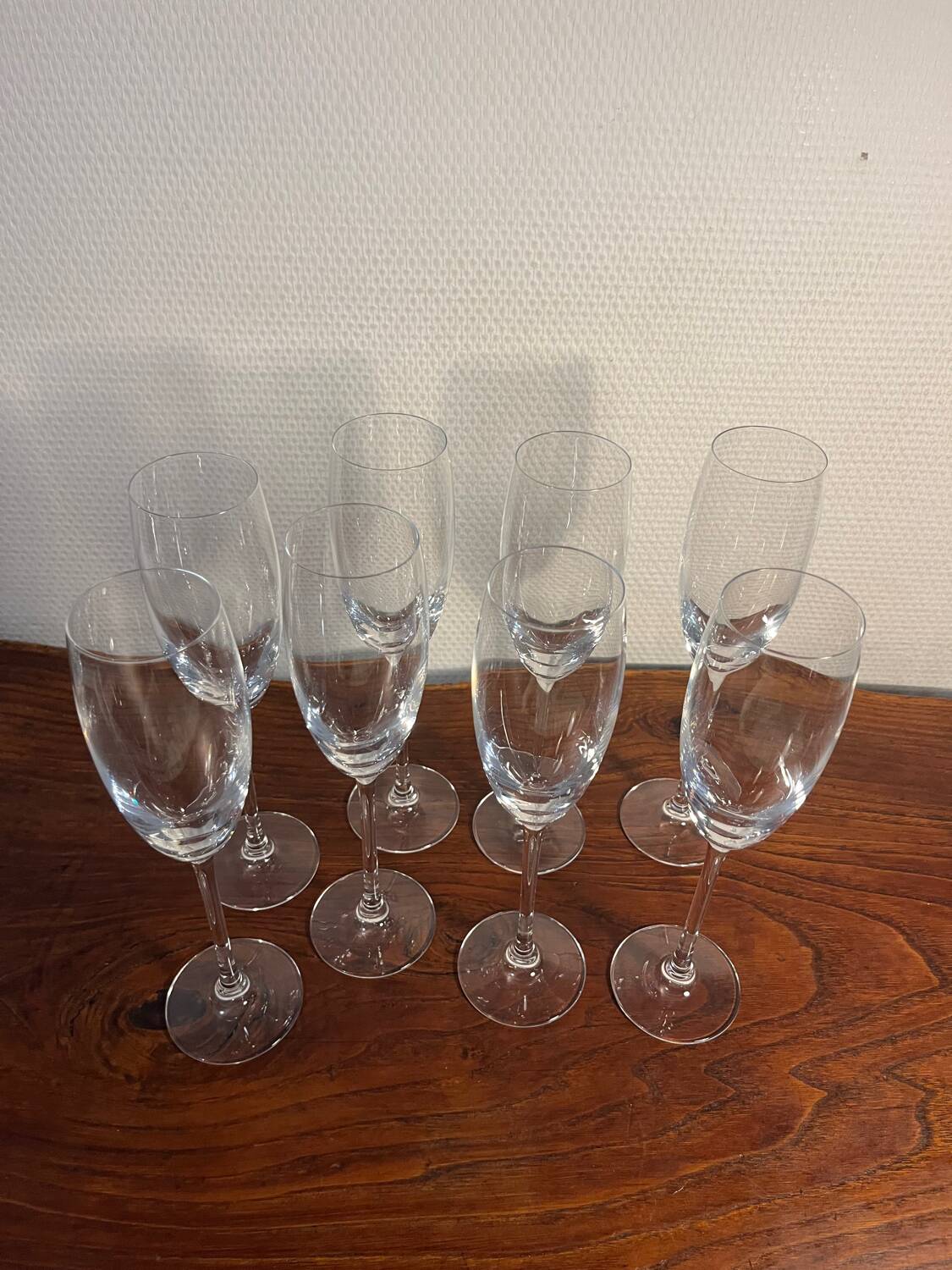 Crystal champagne stemmed glass flute cup