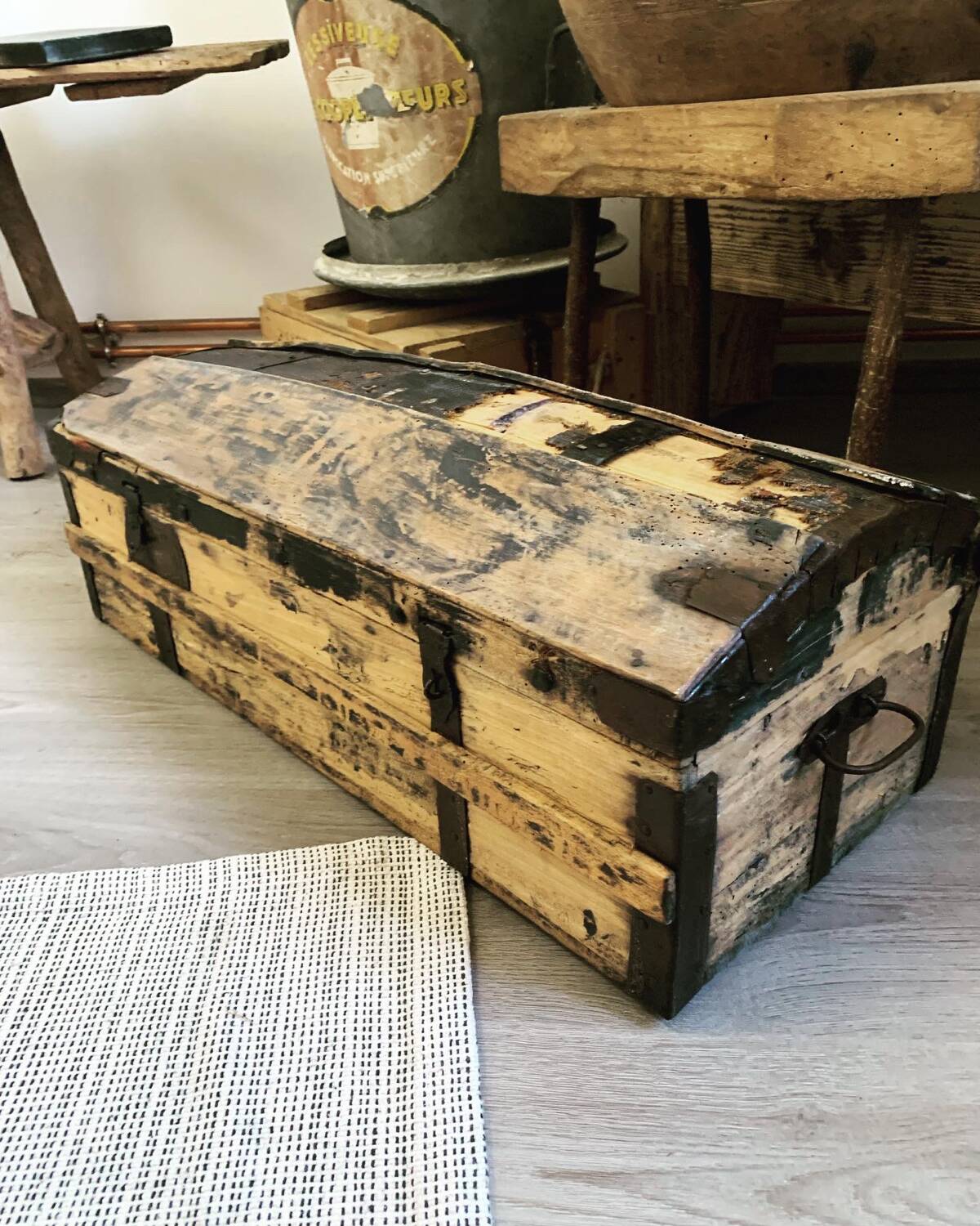 Wooden chest