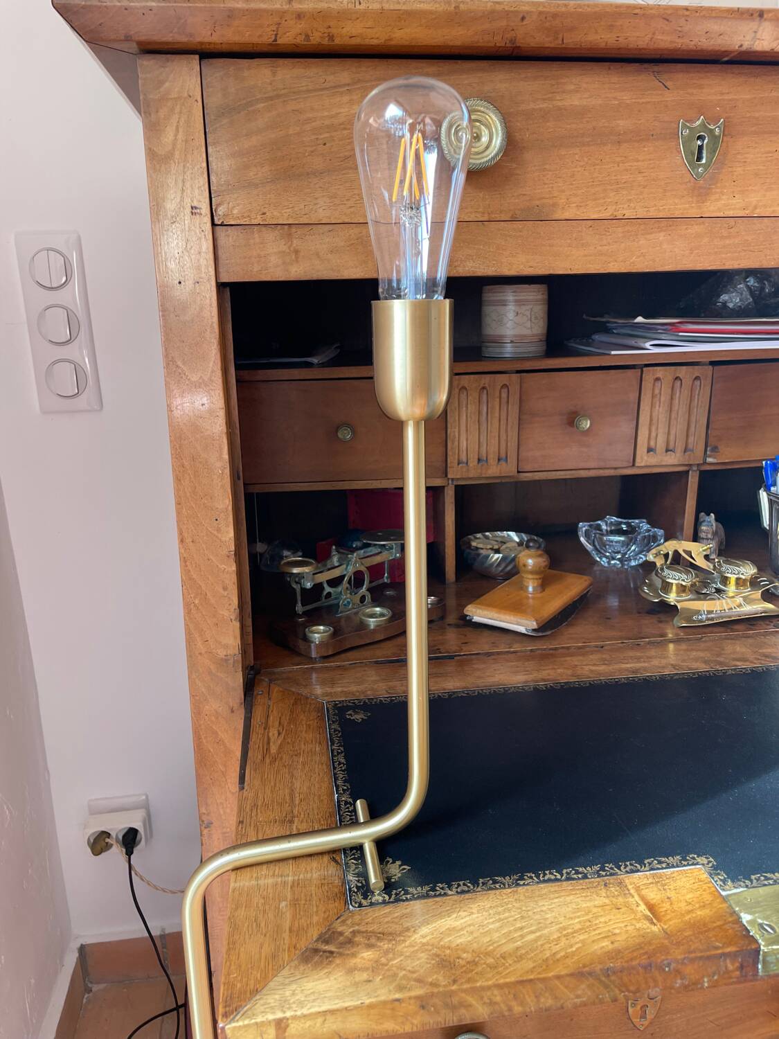 Kavalier brass lamp by Sarah Lavoine
