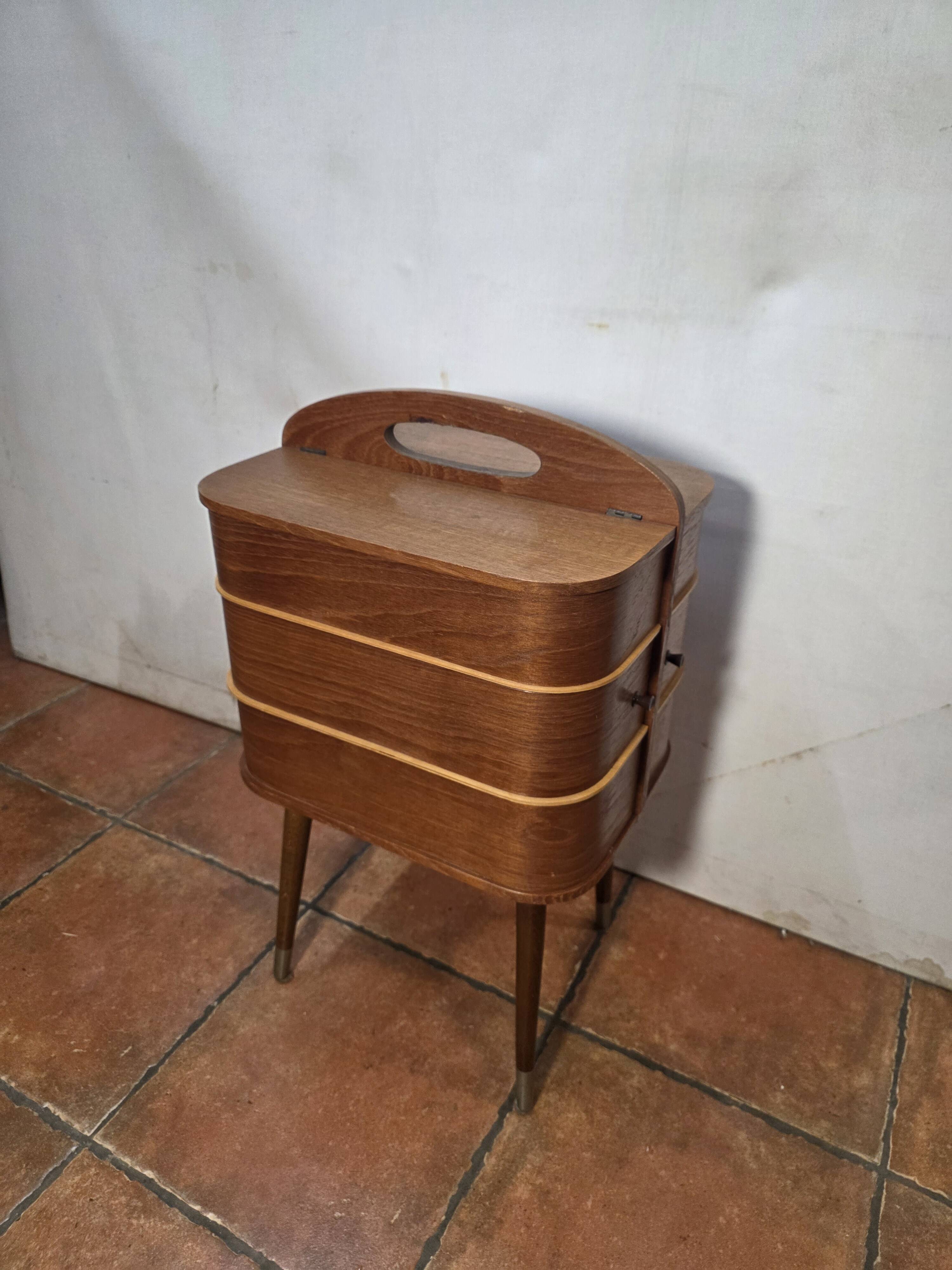 Scandinavian Teak Worker, Danish Design, 1960s