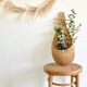 Hanging basket wall decoration