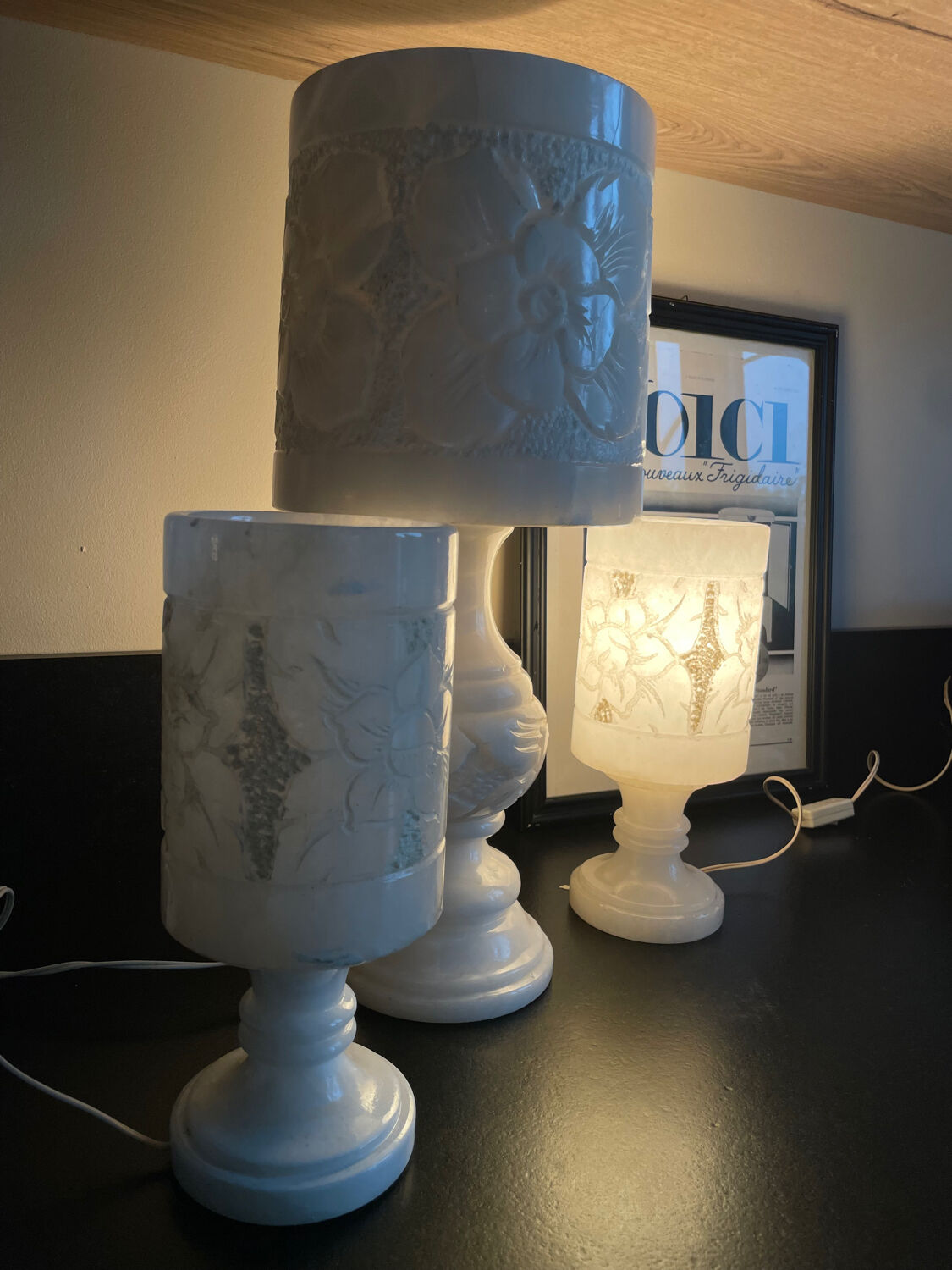 Trio de lampes