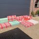 Roche bobois mah jong kenzo takada 10 elementen topstaat!!