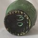 Jug, vase, vintage green ceramic