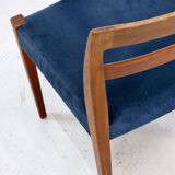 Mid-Century Modern Swedish Teak Dining Chairs by Nils Jonsson for Troeds,