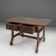 Antique carved Oak Spanish Console Table with Drawers, 18th Century