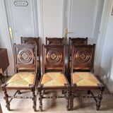 6 Arts and Crafts chairs