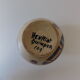 Henriot Quimper earthenware numbered vase