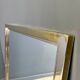Vintage brass mirror by Belgochrom, 1970s