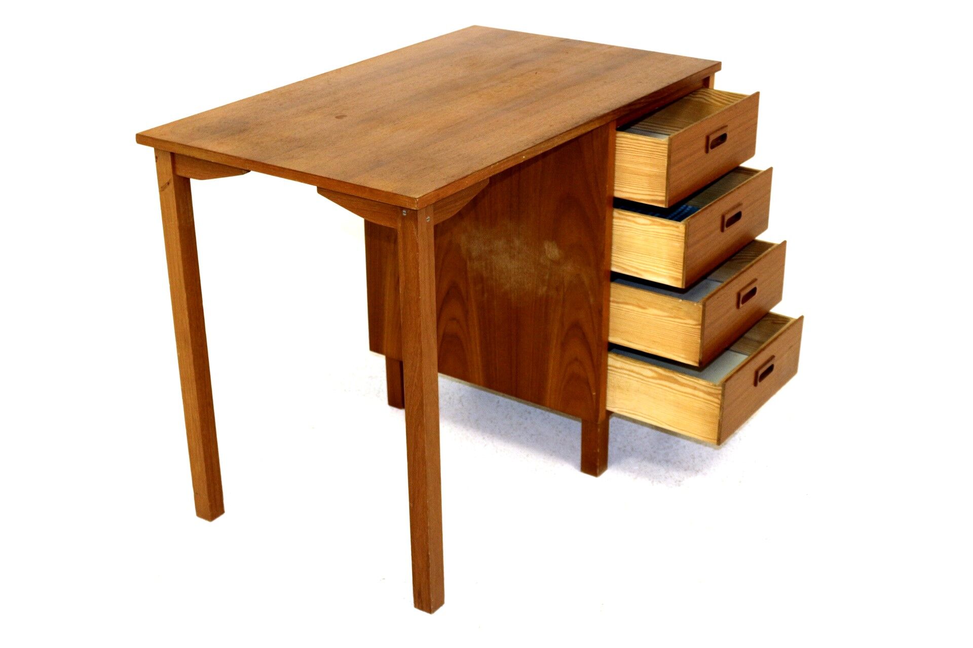 Bureau teck, Suède, 1960