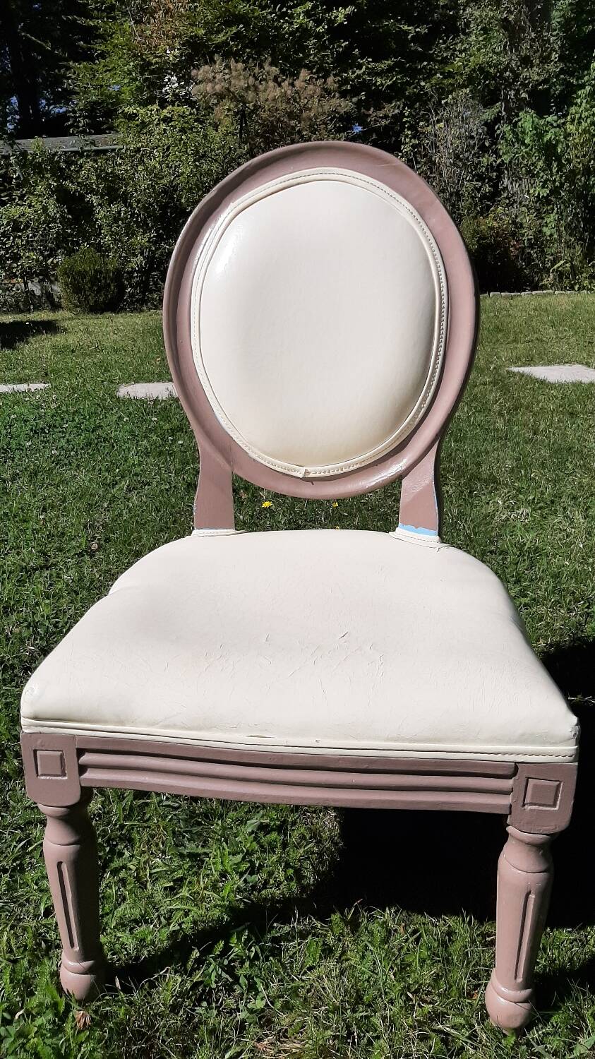 Paire de chaises médaillon enfant