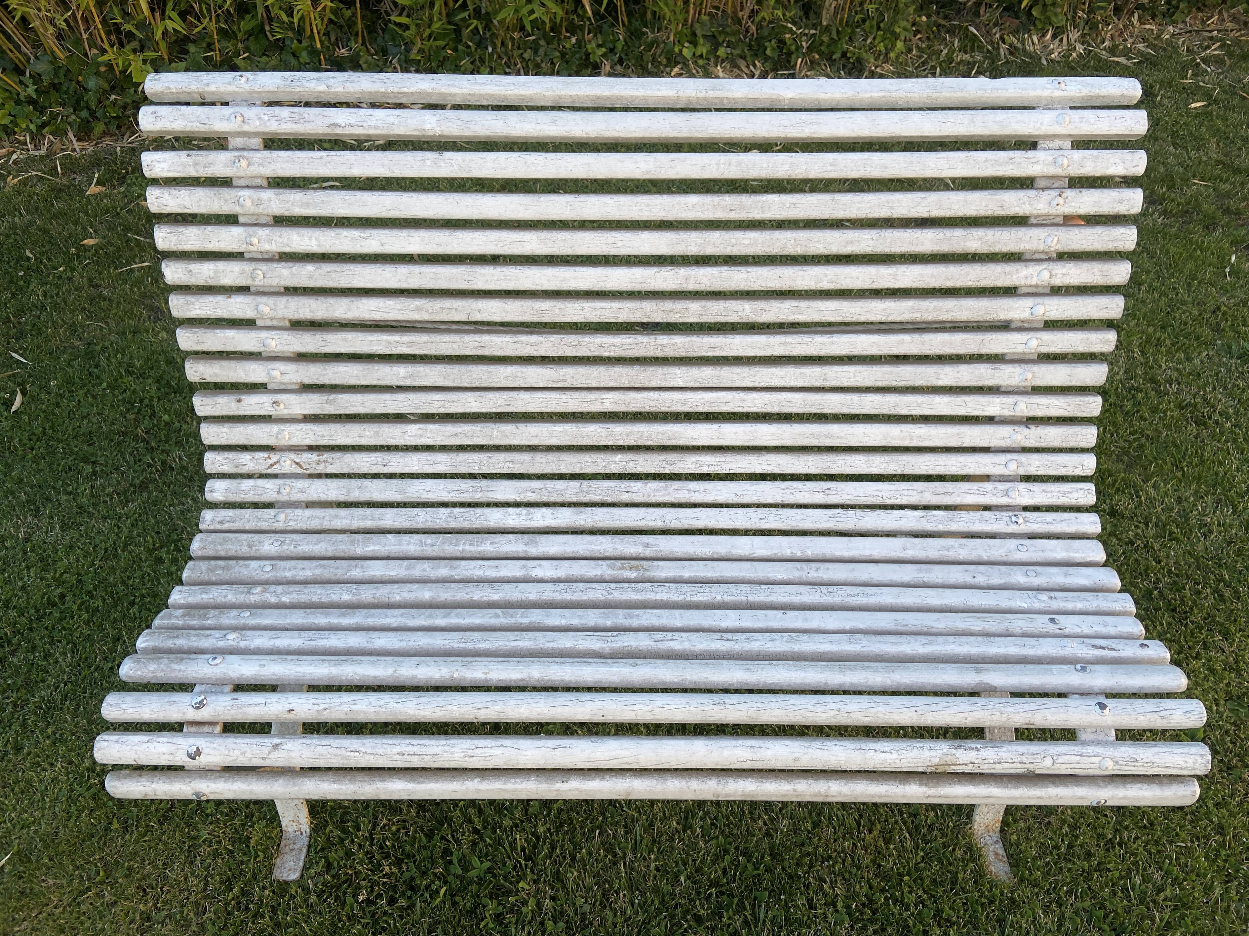 Vintage garden bench