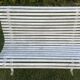 Banc de jardin vintage