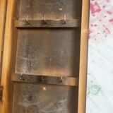 Wooden key box with landscape