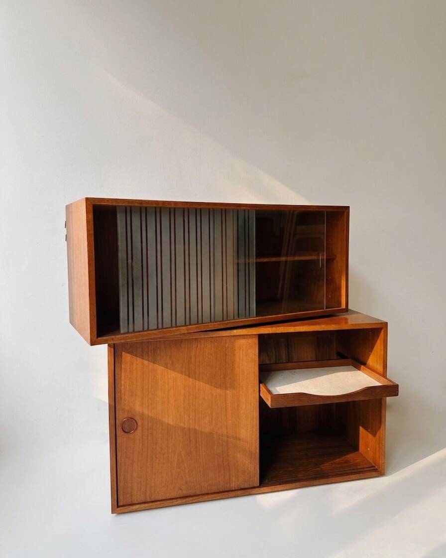 Modular wall system by kai kristiansen - fm møbler