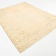 6x8 Handmade Beige Tones Wool Vintage Rug 260x194Cm