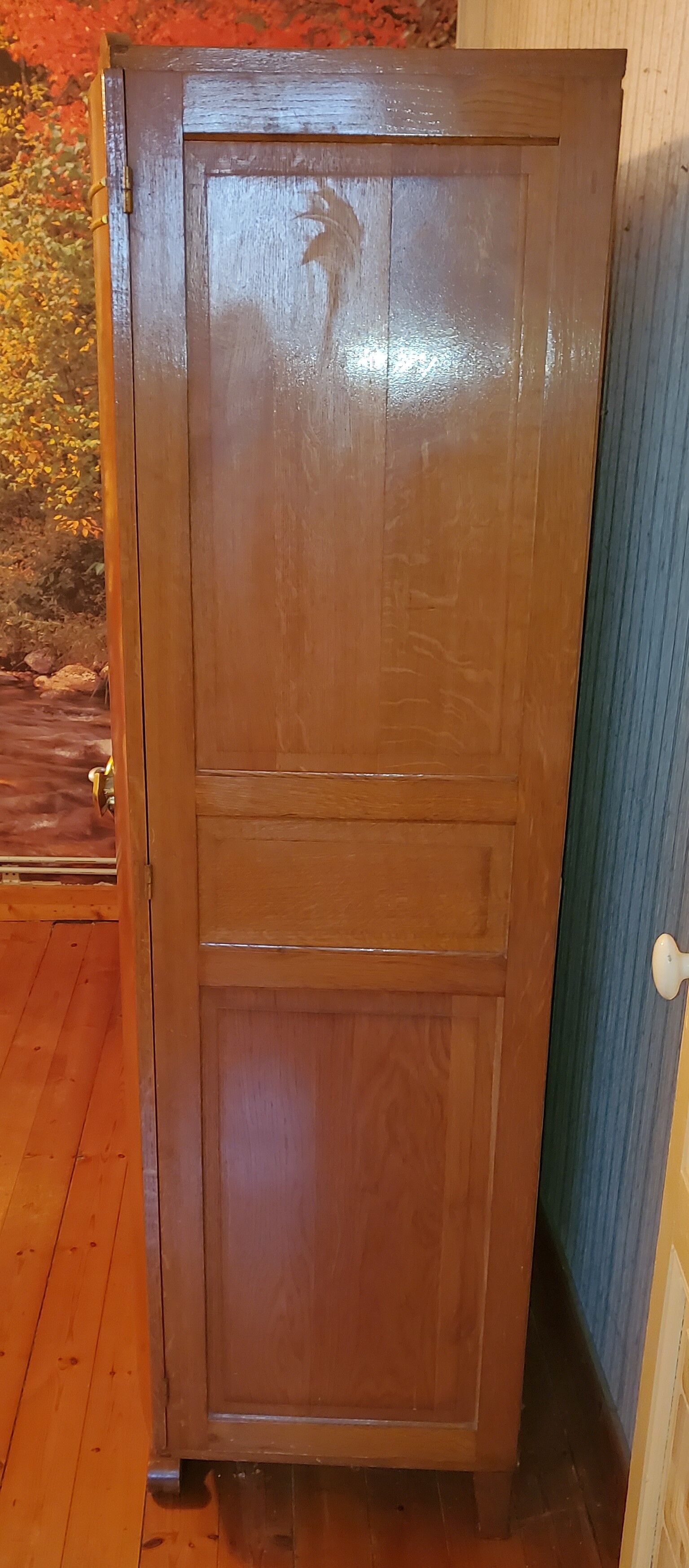 Vintage chestnut wardrobe