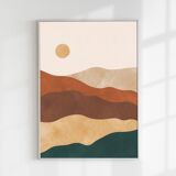 2 Landscape Art Prints. A2 (42x59.4cm)