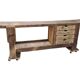 Old carpenter's workbench — industrial/rustic style