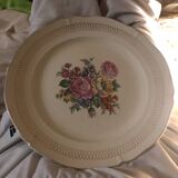 Pie dish with rose pattern, Dubary