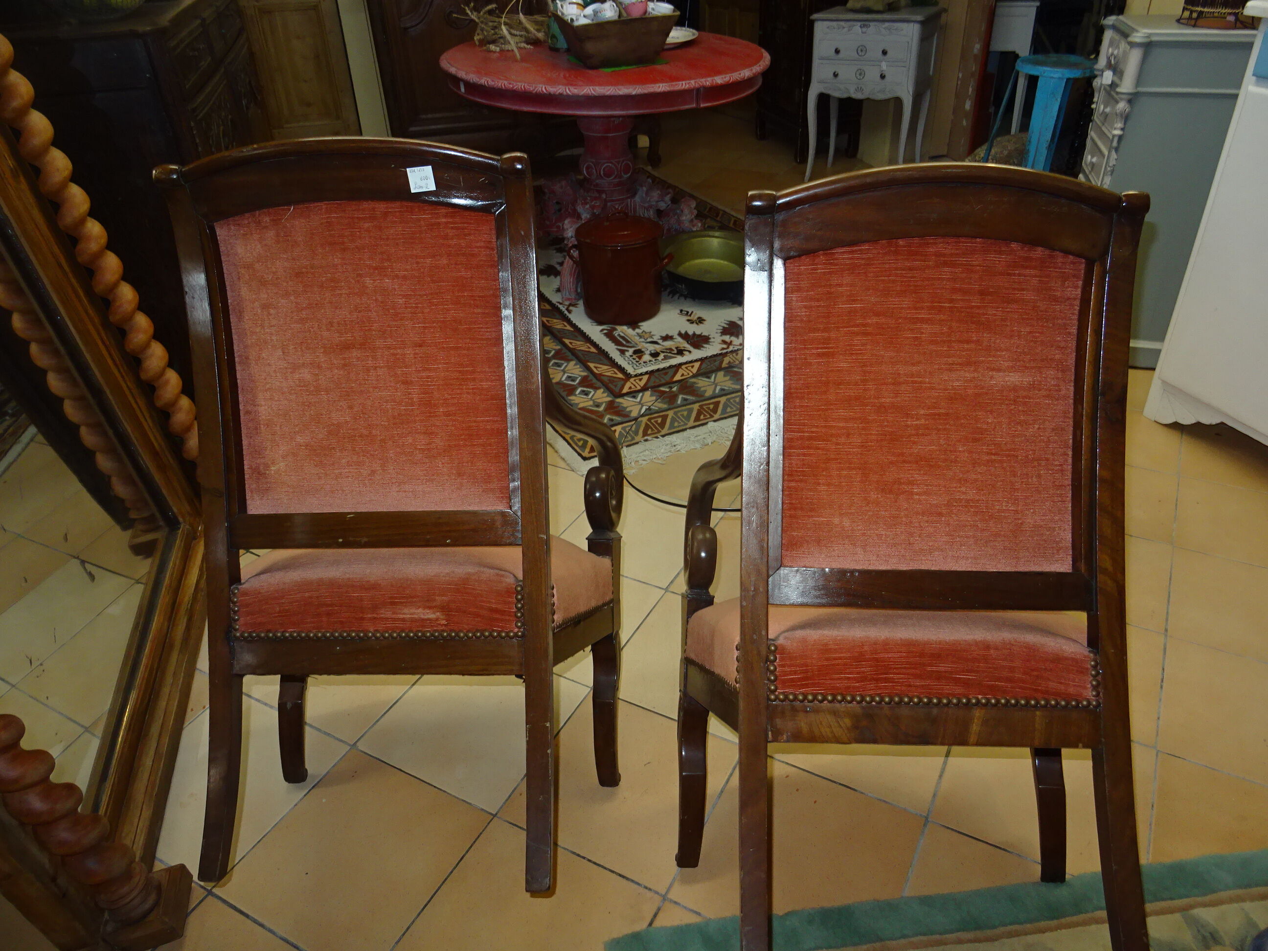 Pair of armchairs