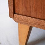 Vintage bookcase with pull-out desk