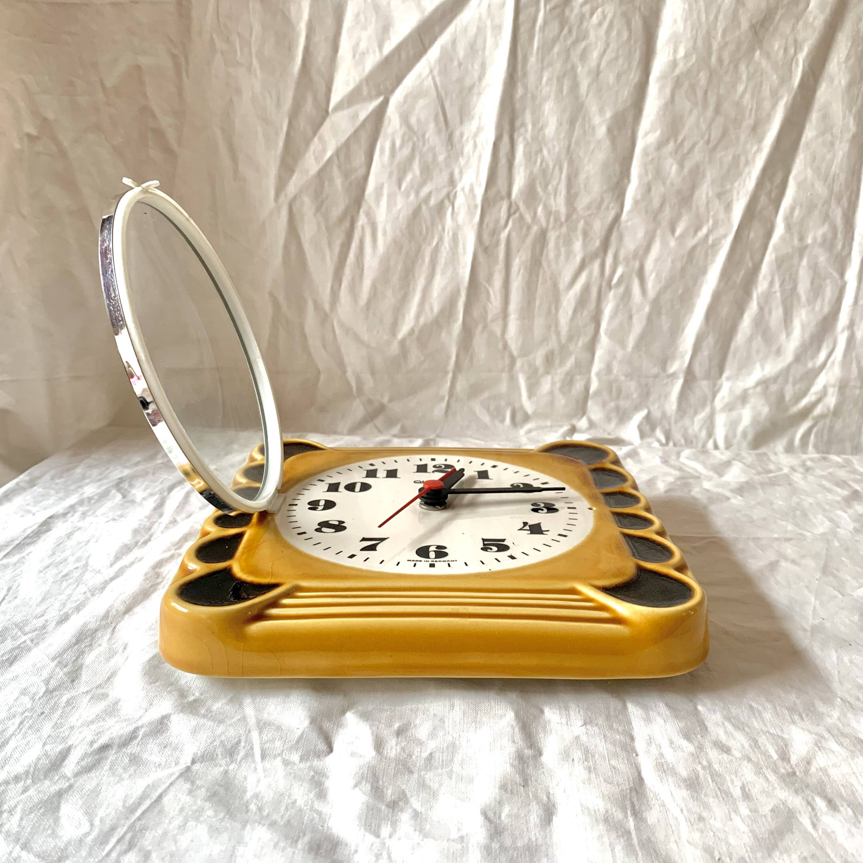 Vintage ceramic wall clock