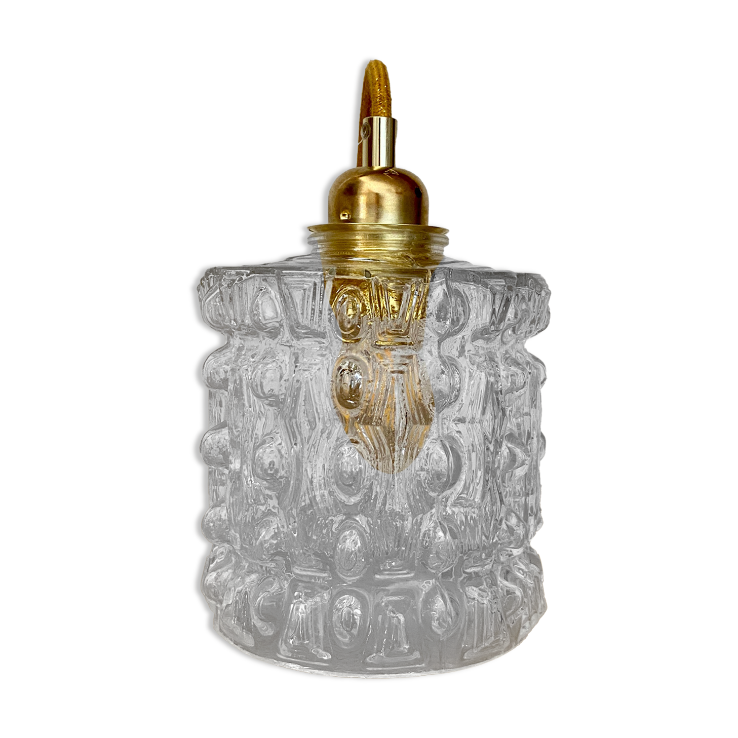 Vintage glass tulip walker