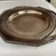 Art Deco Silver Metal Centerpiece - Octagonal Shape