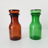 Set of 2 vintage jars Level 70s/80s