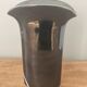 Vintage Yamaji vase in black porcelain with pastel flowers - Japan 1980s