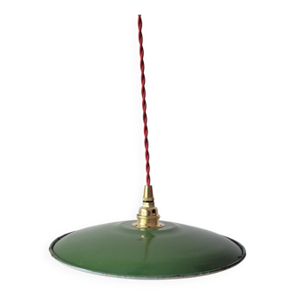 Workshop suspension in enamelled sheet metal