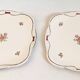 Pair of dessert plates Moulin des Loups St Amand Width 18 cm