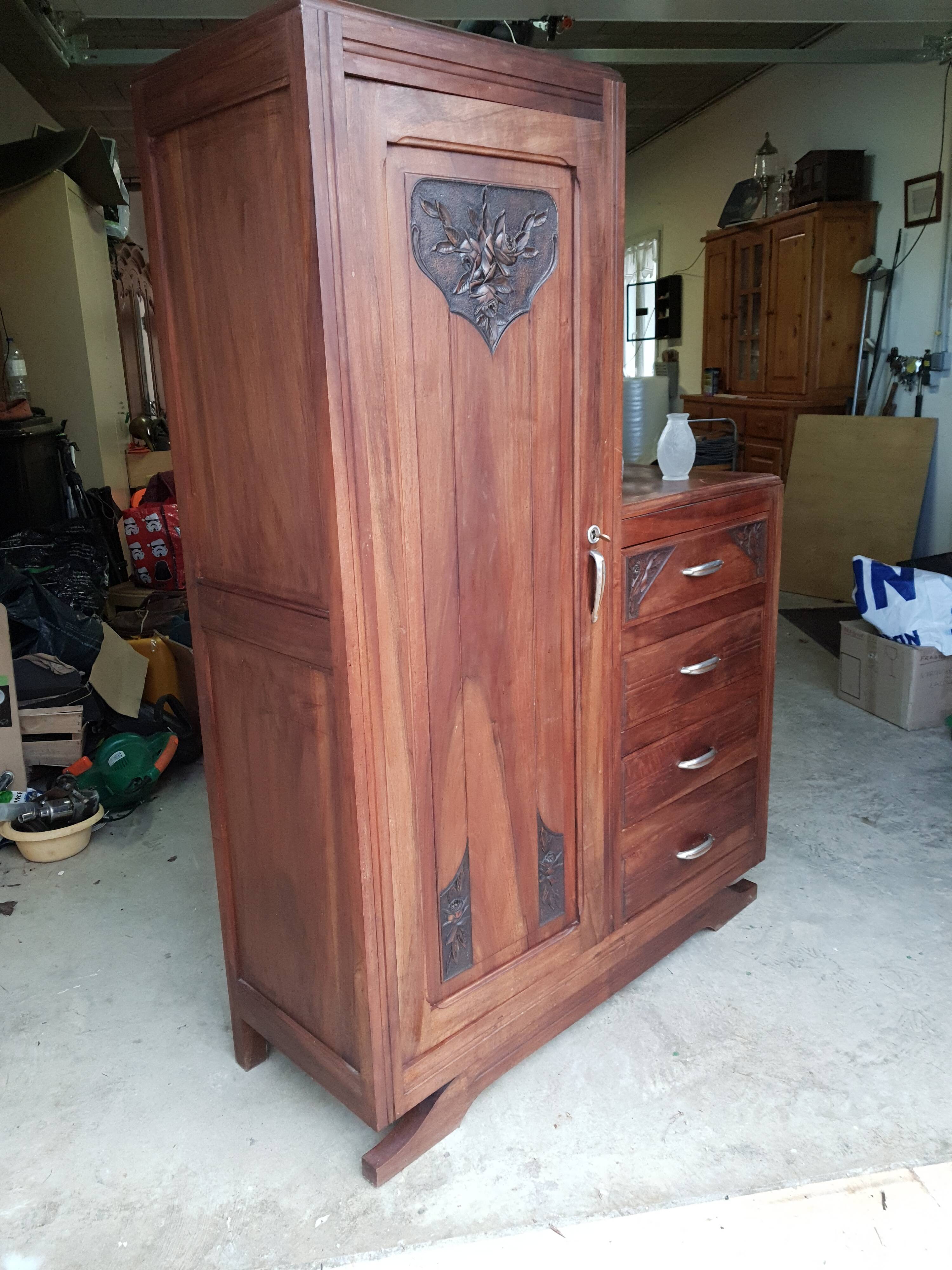 Vintage asymmetrical Parisian wardrobe