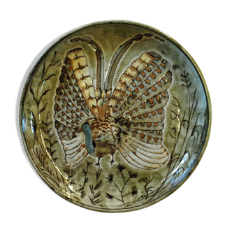 Decorative dish of Robert Pérot workshop of the old mill in Vallauris